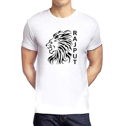 Buy DIGINEED INTERNATIONAL Rajput Printed White T-Shirt at Amazon.in