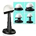 Adjustable Wig Head for Travel and Salon - Black Stand, Styrofoam Head, Collapsible Compact Stand Expands for Long and Short Wigs - by Adolfo Design