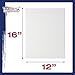 U.S. Art Supply 12 x 16 inch Stretched Canvas 12-Ounce Primed 6-Pack - Professional White Blank 3/4