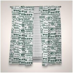 Amazon Com Nfl Green Bay Packers Window Curtain Panels Set Of 2