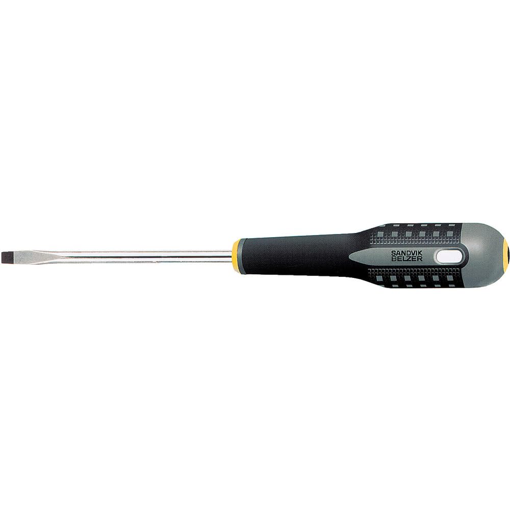 Bahco BE-8150 Ergo Screwdriver for Slotted Head Screws, Multi-Colour, 222 mm
