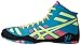 Asics Men's JB Elite Wrestling Shoe,Teal/Flash Yellow/Pink,9.5 M US/42 EU