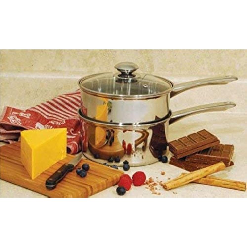 579 3 Piece Boiler 2.5 Quart Stainless Steel Double Boilers Kitchen