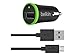 Belkin Universal Car Charger with Micro USB ChargeSync Cable, 2.1 Amps/10 Watts (4 Feet)