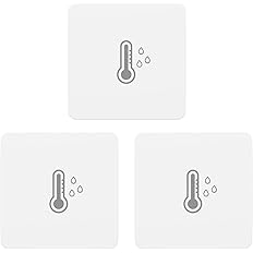 THIRDREALITY Zigbee Temperature and Humidity Sensor Lite 3Pack,Smart Thermometer and Hygrometer, Compatible with Echo Devices