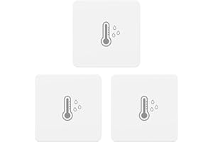 THIRDREALITY Zigbee Temperature and Humidity Sensor Lite 3Pack,Smart Thermometer and Hygrometer, Compatible with Echo Devices with Zigbee Hub Built-in,Home Assistant, SmartThings, Homey,Hubitat