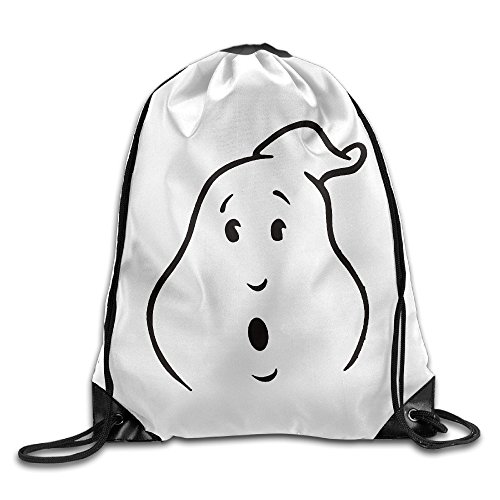 Logon 8 White Ghost Comfortable Drawstring Bags One Size