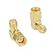 Boobrie 90 Degree Reverse Polarity SMA Coax Adapter RP SMA Male to RP-SMA Female Right Angle Connector for Audio FPV Drone Antennas Radio Video 2-Pack