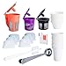 Reusable K Cups and Carafe for Keurig 2.0 Bundle with Water Filters, Disposable Filters and Coffee Accessories (8 items)