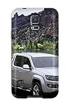 Rugged Skin Case Cover For Galaxy S5- Eco-friendly Packaging(volkswagen Amarok 9)