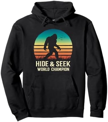 Amazon.com: Hide And Seek World Champion Bigfoot Sasquatch Hoodie