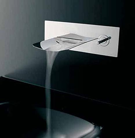 Aquaone Wall Mounted Bath Bathroom Vessel Sink Waterfall Faucet