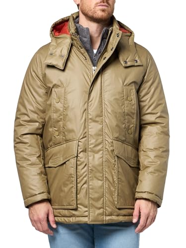 Andrew Marc Men's Outerwear Rain Jacket, Birch, Small