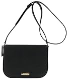 Kate Spade New York Laurel Way Large Carsen Saffiano Leather Crossbody Bag (Black)