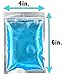 100 Smell Proof Mylar Bags - 4x6 inch Holographic Rainbow Color Resealable Clear Ziplock Food Safe Plastic Aluminum Material (4x6 in, Holographic Rainbow) - by BEST Designs