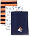 Gerber Unisex-Baby 3 Pack Interlock Burp Cloth, Sports, One Size