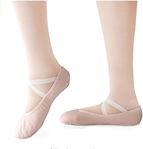 Women Ladies Girls Kids Clssic Canvas Ballet Shoes Leather Ballet Shoes Dance Gymnastics Ballet Flats Shoes Yoga shoes