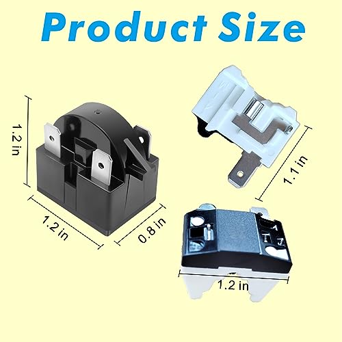 Refrigerator Compressor Parts And Accessories PTC 3 Pin Starter Relay