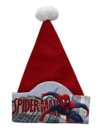 Disney 17in Marvel Spider Man Super Hero Santa Hat
