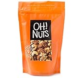 Fresh Mixed Nuts Roasted Unsalted Cashews, Walnuts, Brazil Nuts, Hazelnuts, Almonds, (2 Pound Bag) - Oh! Nuts