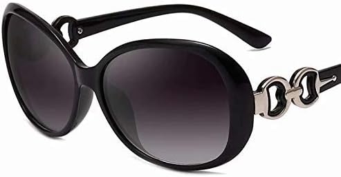 Fashion Women Shades Oversized Eyewear Classic Sunglasses (Black-SLZRTY)