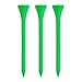 IZZO Golf Wood Golf Tees, 3.25 Inch, Neon Green (Pack of 200)
