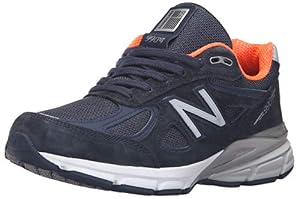 Image of New Balance Women's W990V4 Run Shoe-W, Navy, 10 B US