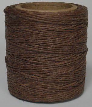 Maine Thread - .035" Cocoa Waxed Polycord. 210 feet Each. Includes 2 spools.