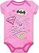 DC Comics Baby Girls 5 Pack Bodysuits - Wonder Woman Batgirl Supergirl 18 Months