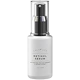 Calily Life Organic Anti-Aging Retinol Serum with Dead Sea Minerals, 1 Fl. Oz. - with Vitamins A, B5, C, E and Aloe - Fast Absorbing, Non-Greasy - Anti-Wrinkle, Regenerates + Hydrates [ENHANCED]