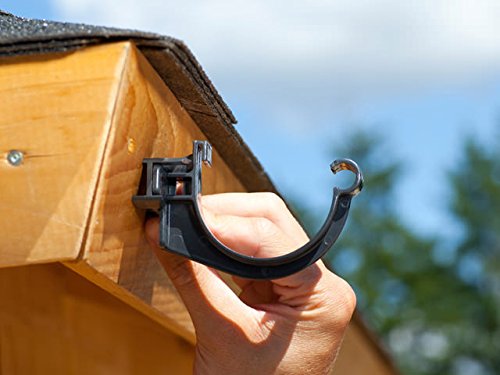 Komplettes Dachrinnen Set umriss bis 24.50 m | Anthrazit | GD16 | viereckiges Dach (4 Seiten) – Bild 7