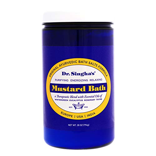 Dr. Singha’s Mustard Bath – Therapeutic Bath Salts for Relaxation, Soothing Comfort & Refreshing Aroma – 28 oz Aromatherapy Soak with Mustard Seed & Essential Oils - Bathing Alternative to Epsom Salt - Thumbnail 7
