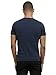 Kenneth Cole REACTION Men's Fab Blkd V Neck, Indigo, Large