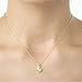 Heyuni. Women Alloy Clavicle Pendant Chain Necklace Jewelry with Card,Gold