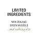K9 Naturals, Freeze-Dried Single Ingredient Dog Treats, High-Value, Low-Calorie Protein Bites for Active Dogs, Healthy Dog Training Treats, Grain-Free Reward, Green Mussles, 1.76oz