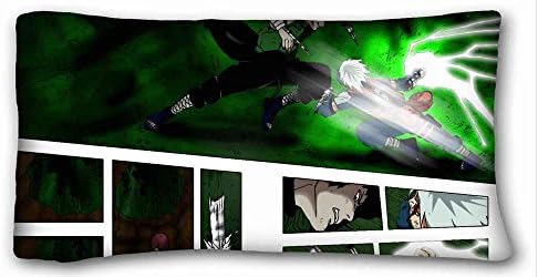 Custom Characteristic ( Anime Naruto ) Pillowcase Standard Size 20"X36" Design Pillow Case Cover suitable for Queen-bed PC-Yellow-29138
