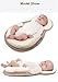 BabyFied Baby Bassinet for Bed | Diaper Changing Bed | Baby Lounger | Breathable & Hypoallergenic Co-Sleeping Baby Bed - 100% Cotton Portable Crib for Bedroom/Travel Baby Lounger Newborn Portable Crib