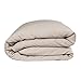 European Made Pure Linen Duvet Cover. 100% Fine Organic and Natural Flax (King, Natural)