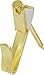 OOK 535808 Picture Hangers, Art Hangers, Brass, Reusable Picture Hooks, 30lb (25 Set)