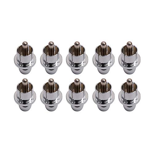 RCA Noise Stopper Caps,RCA Connector Dust Proof Protector Cover 10PCS (Rhodium Plated)