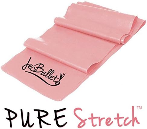 Pure Stretch Band by Je Ballet - Superior Resistance / Exercise Band For Stretching, Flexibility, Strength Training. Ideal for Dance, Physical Therapy, Pilates, Workouts, Fitness Training (Pink)
