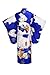 Joy Bridalc Yukata Women's Gorgeous Japanese Traditional Geisha Kimono Robe Royal Blue Free Size