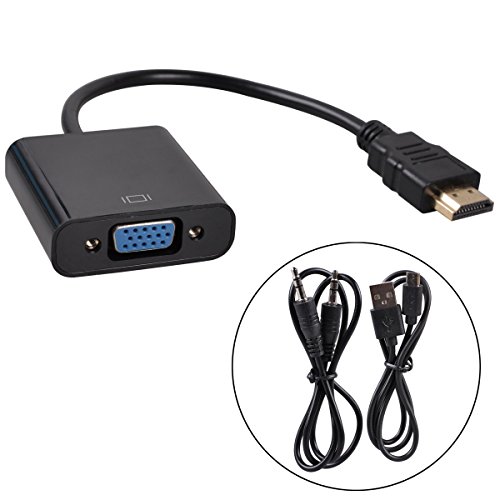 Ucec gold-plated standard hdmi to vga adapter male to f…