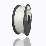 HICTOP 1.75mm White PLA 3D Printer Filament - 1kg Spool (2.2 lbs) - Dimensional Accuracy +/- 0.05mm Printer Filament PLA