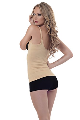 Adjustable-and-Removable-Strap-Open-Bust-Breathable-Body-Shaper-Camisole-Top