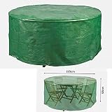 ADEPTNA Heavy Duty Large Round Patio Table Cover 225cm x 98cm view 2
