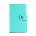 Business Card Holder Book PU Leather 300 Name Cards Organizer (Blue)