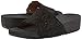 FitFlop Women's Flora Slide Flip Flop, Black, 7 M US