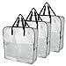 IKEA DIMPA 3 pcs Extra Large Storage Bag, Clear Heavy Duty Bags, Moth Moisture Protection Storage Bags primary