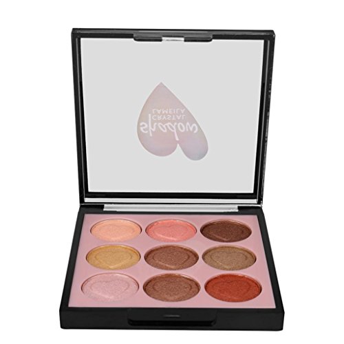 Beauty Glazed Eyeshadow Palette Ultra Pigmented Mineral Pressed Glitter Make Up Eye Shadow Powder Flash Make Up Kit (Multicolor D)